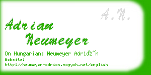 adrian neumeyer business card